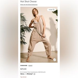 Free People “Hot Shot” Onesie
